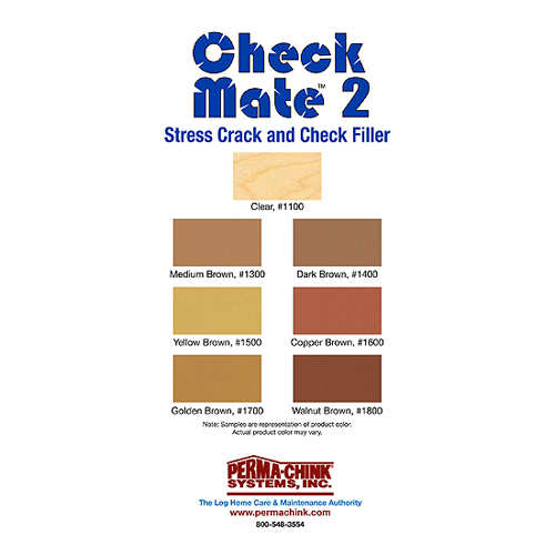 Check Mate® Log Caulk to Seal Cracks and Checks in Log Homes