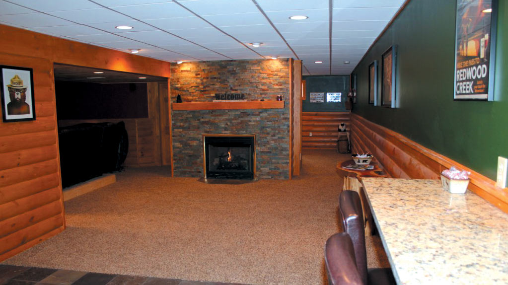 basement after