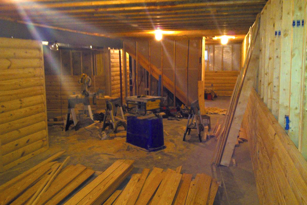 basement before