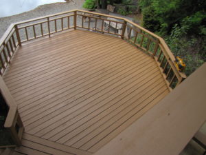 deck stained