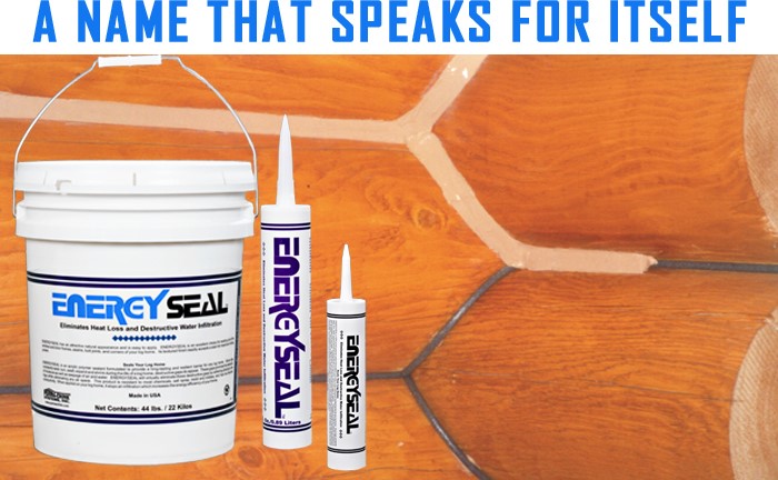 Energy Seal Log Home Sealant