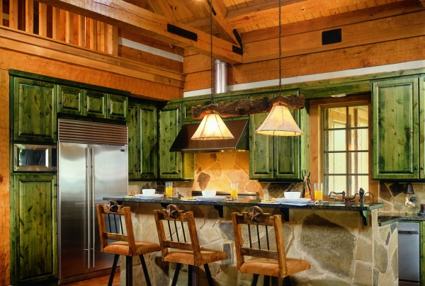 Log Home Kitchens