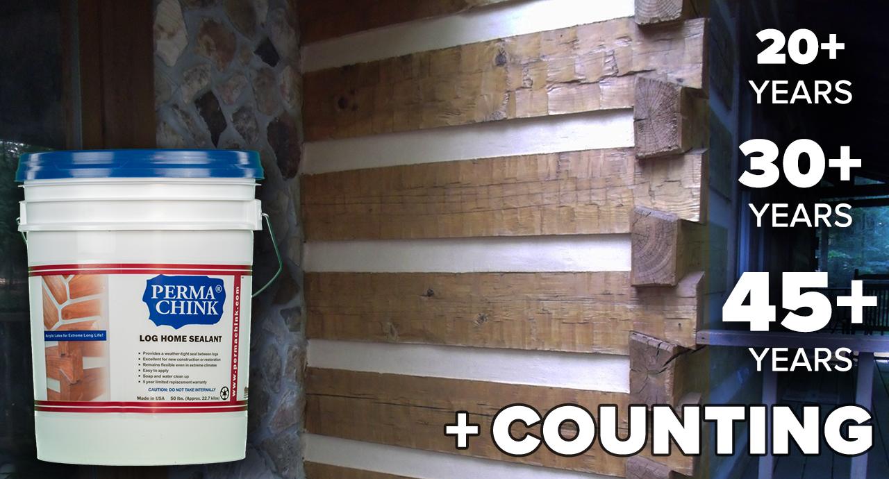 Perma-Chink Log Home Sealant – Maximum Flexibility, Maximum Value