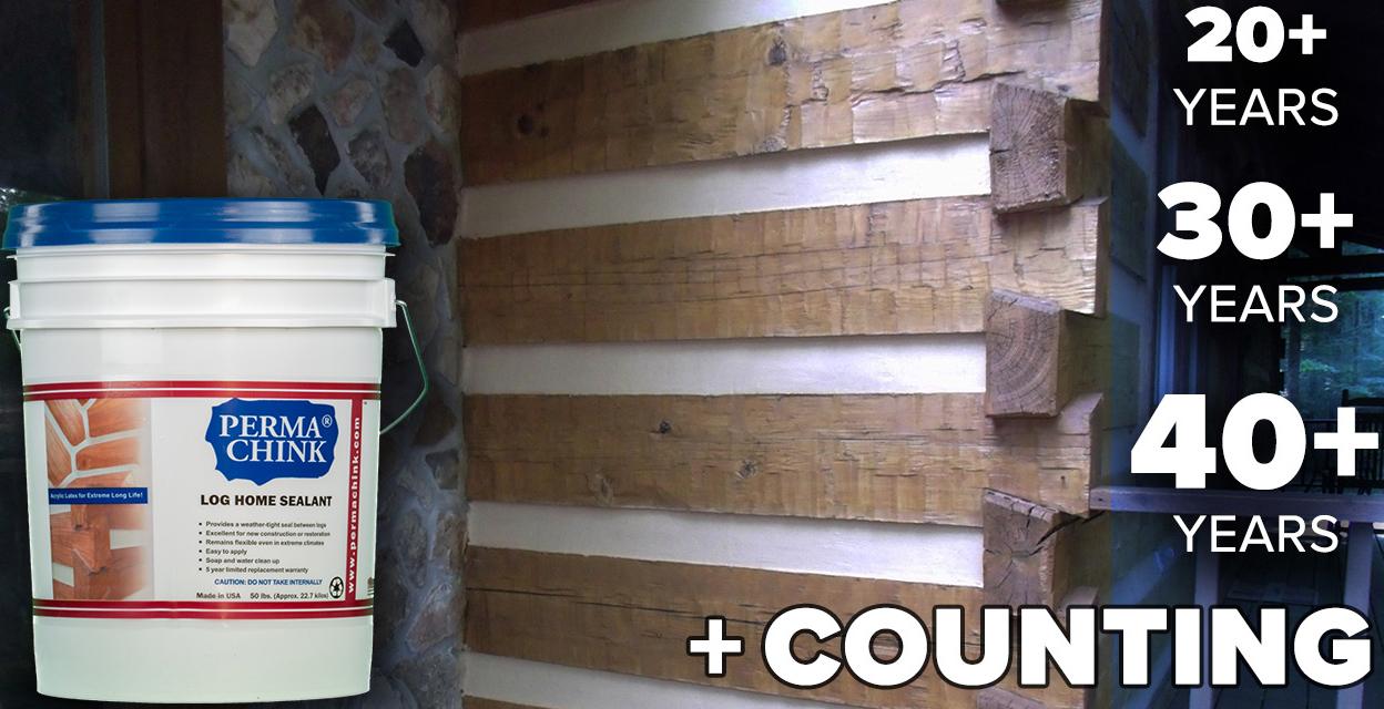Perma-Chink Log Home Sealant – Maximum Flexibility, Maximum Value