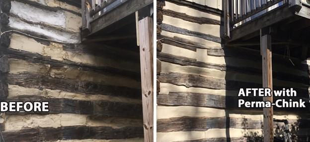 Caulking or Chinking a Log Home?