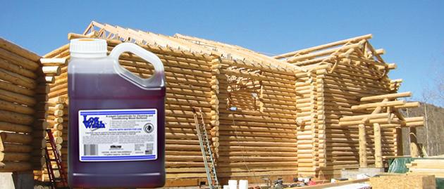 Preparing a New Log Home for Staining