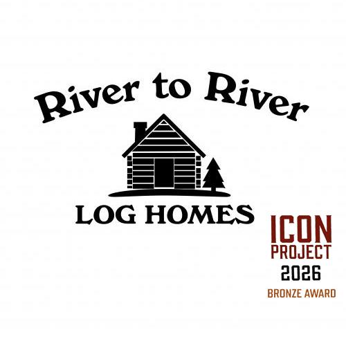 River To River Log Homes with ICON Project Award Badge