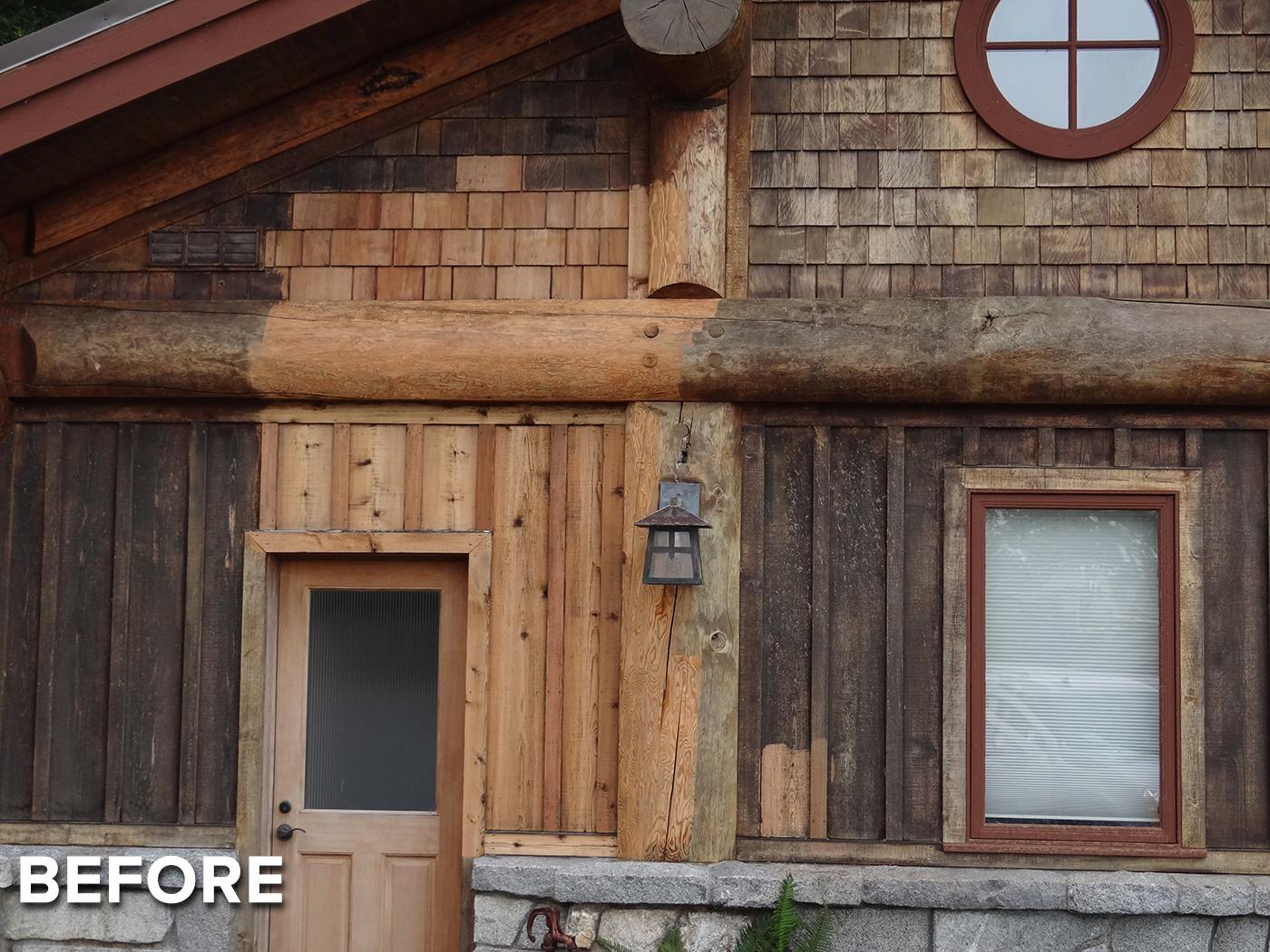 Log Home Restoration Project