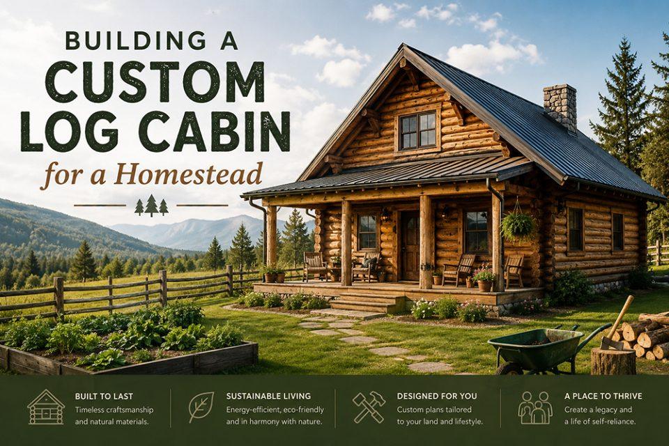 Building a Custom Log Cabin for a Self-Sufficient Homestead - Perma ...